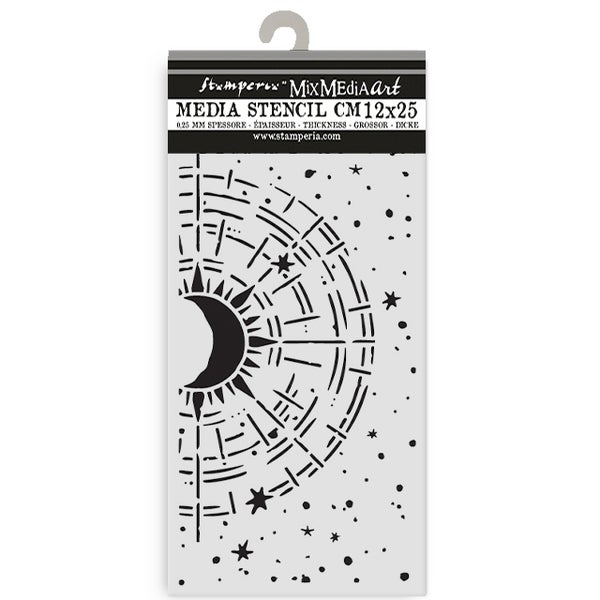 Stamperia | Stencil:  Secret Diary - Cosmic Compass
