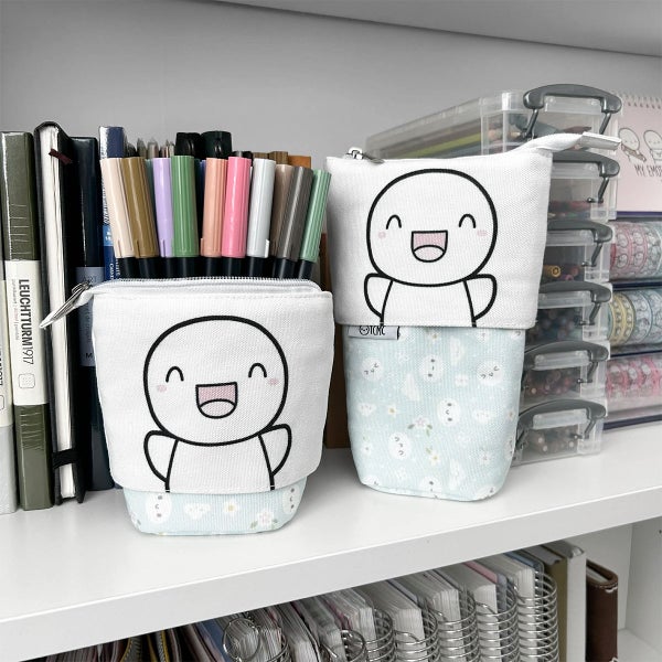 TCMC | Standing Pencil Pouch - Blue Frosting