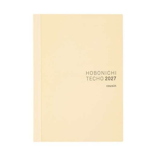 Hobonichi | Techo Cousin Book A5 - Japanese 2027 [JAN / MON]