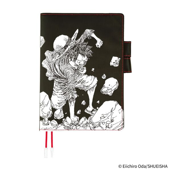 Hobonichi | Cousin A5 Cover: ONE PIECE magazine - Straw Hat Luffy (Black)