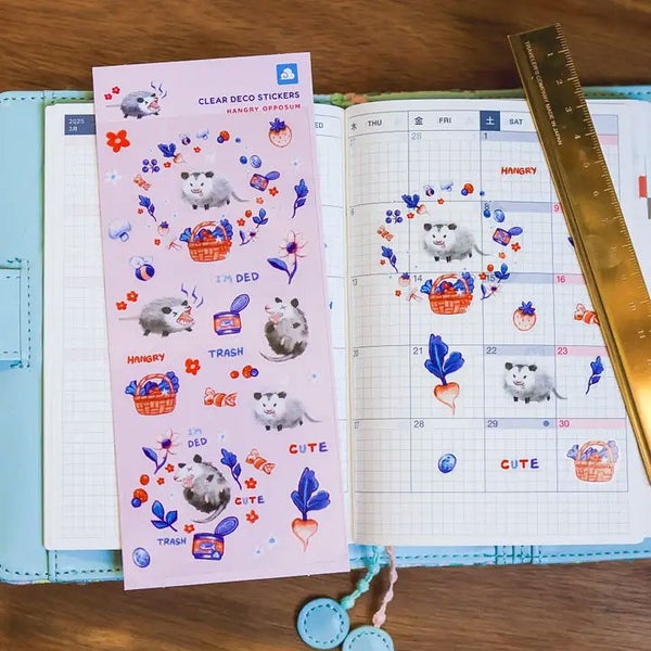 Thousand Skies | Sticker Sheet - Hangry Opposum
