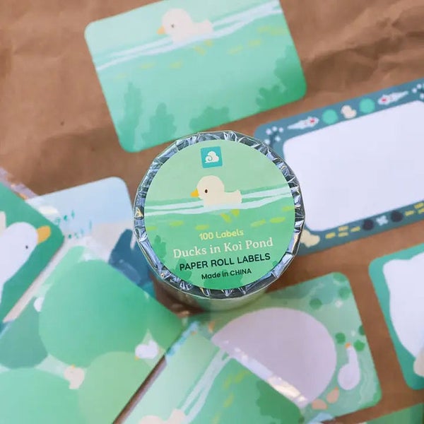 Thousand Skies | Sticky Notes Tape - Ducks in Koi Pond