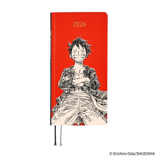 Hobonichi | Weeks 2026: ONE PIECE Magazine - Straw Hat Luffy (Red) [English]