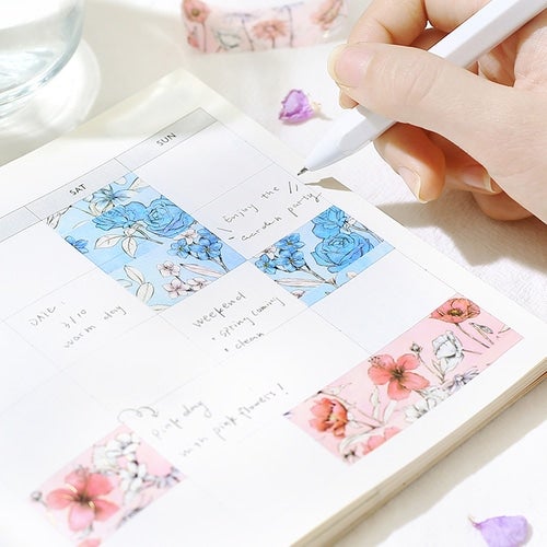 BGM | Floral Foil Washi Tapes