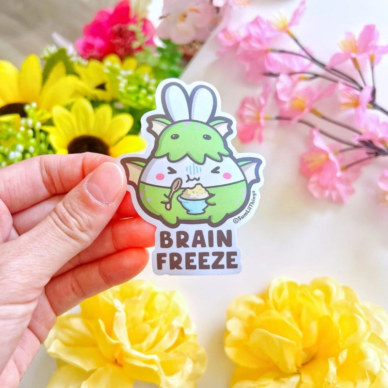 SumLilThings | Vinyl Sticker -  Cthulhu "Brain Freeze"
