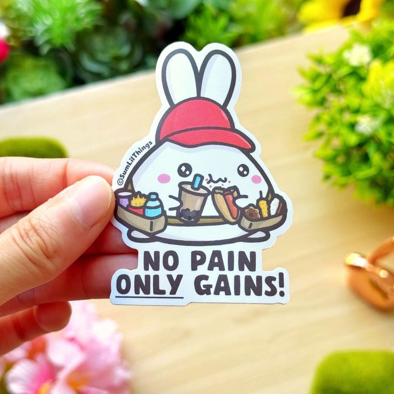 SumLilThings | Vinyl Sticker - No Pain Only Gains!