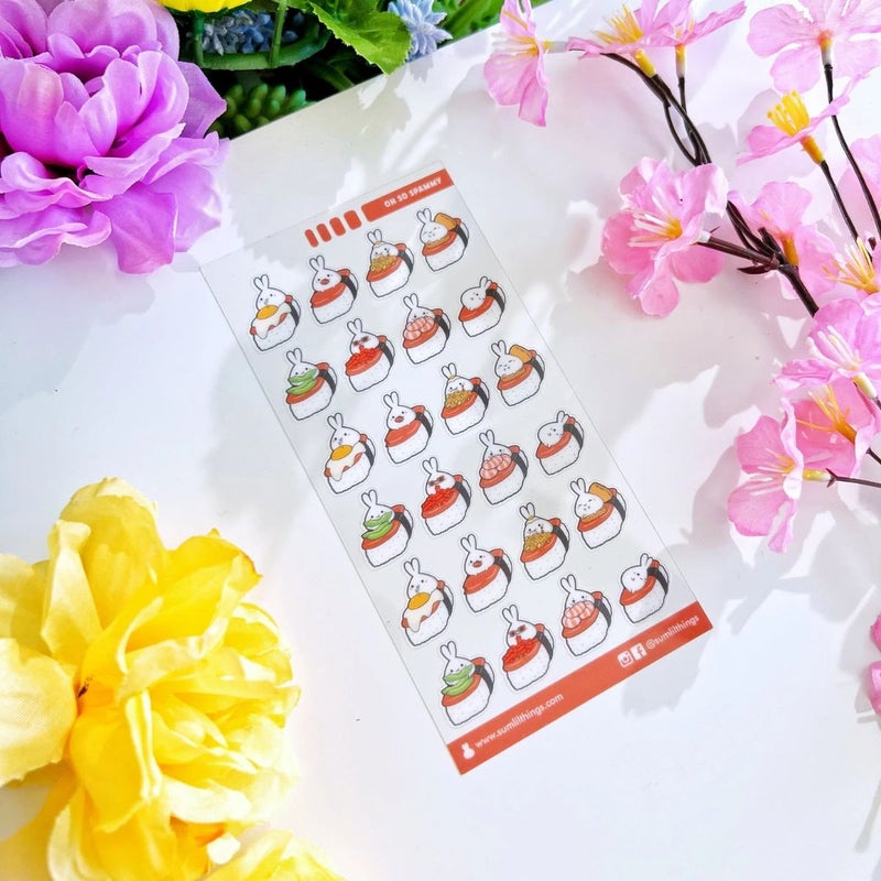 SumLilThings | Transparent Sticker Sheet - Oh So Spammy