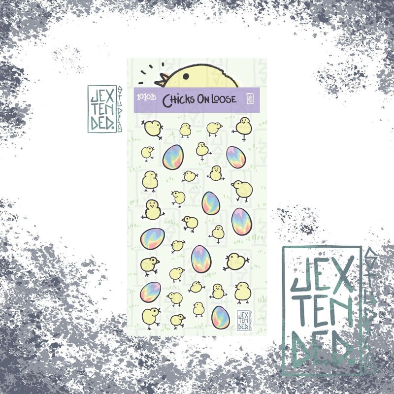 JEXTENDED | Chicks On Loose - Sticker Sheet
