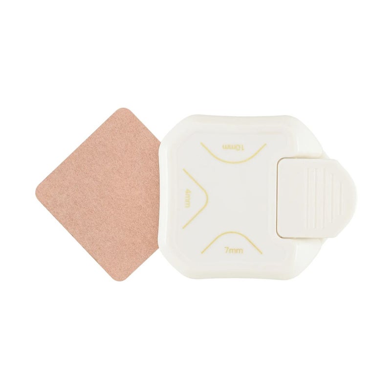 Vaessen Creative | Corner Punch 4-7-10mm: Ivory