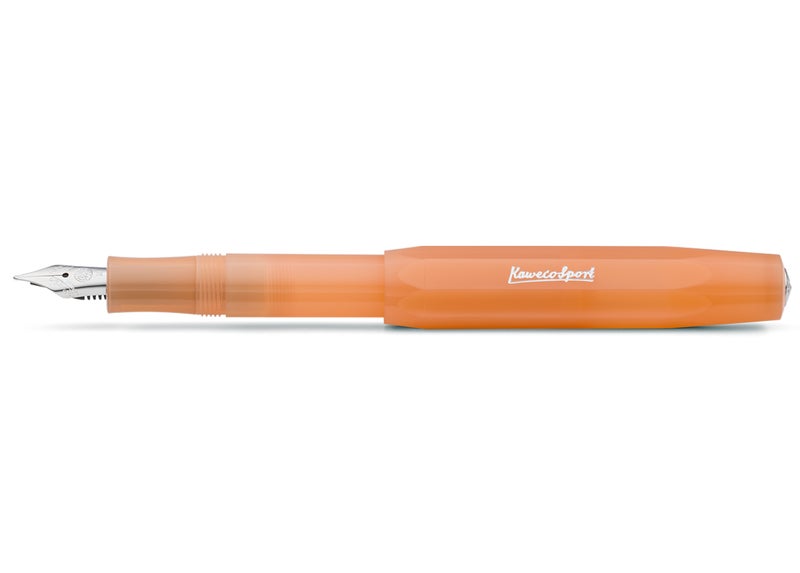 Kaweco FROSTED Sport Fountain Pen Soft Mandarin