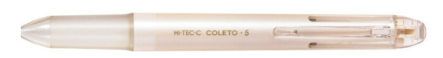 Pilot | Hi-Tec-C Coleto 5 Color Multi Pen Body - Pearl Cream