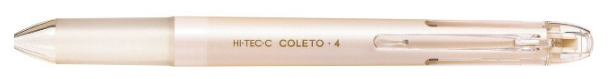 Pilot | Hi-Tec-C Coleto 4 Color Multi Pen Body - Pearl Cream