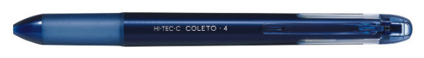 Pilot | Hi-Tec-C Coleto 4 Color Multi Pen Body - Navy
