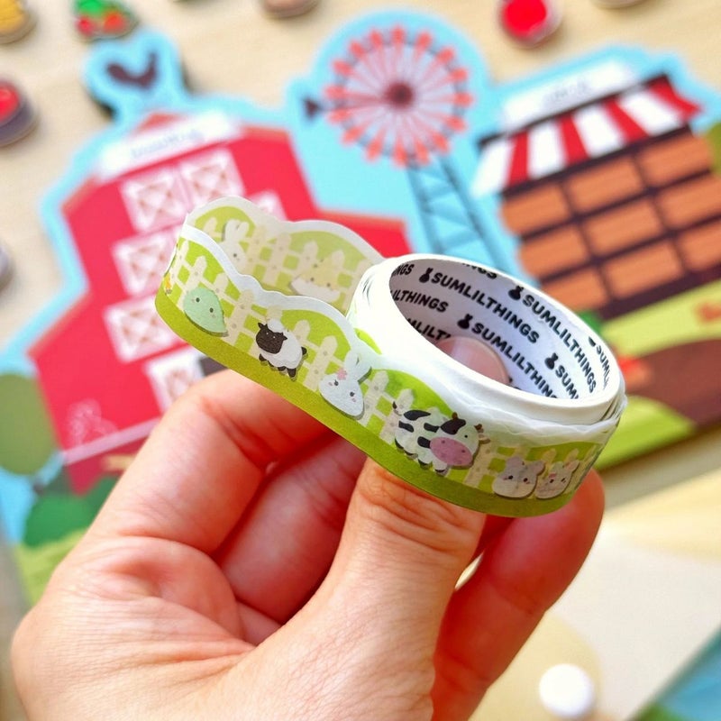 SumLilThings | Die-cut Washi Tape - Lil' Pasture Pals