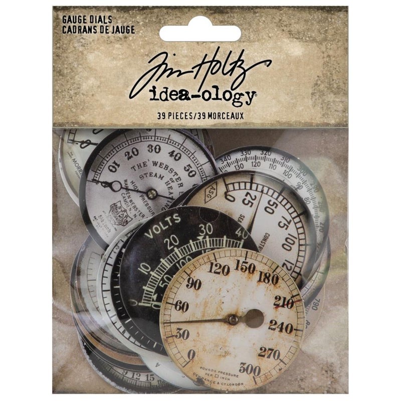 Tim Holtz Idea-Ology | Gauge Dials Die-cut Set