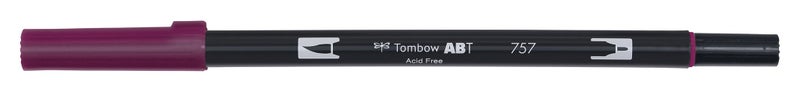 Tombow | Dual Brush Pen 757 Port Red