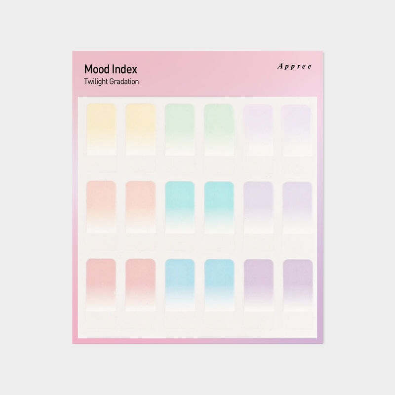 Appree | Mood Index Sticker - Twilight Gradation