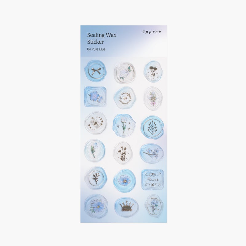 Appree | Sealing Wax Sticker - Pure Blue