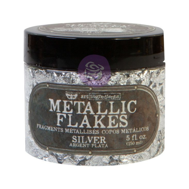 Finnabair x Prima | Art Ingredients: Metallic Flakes - Silver