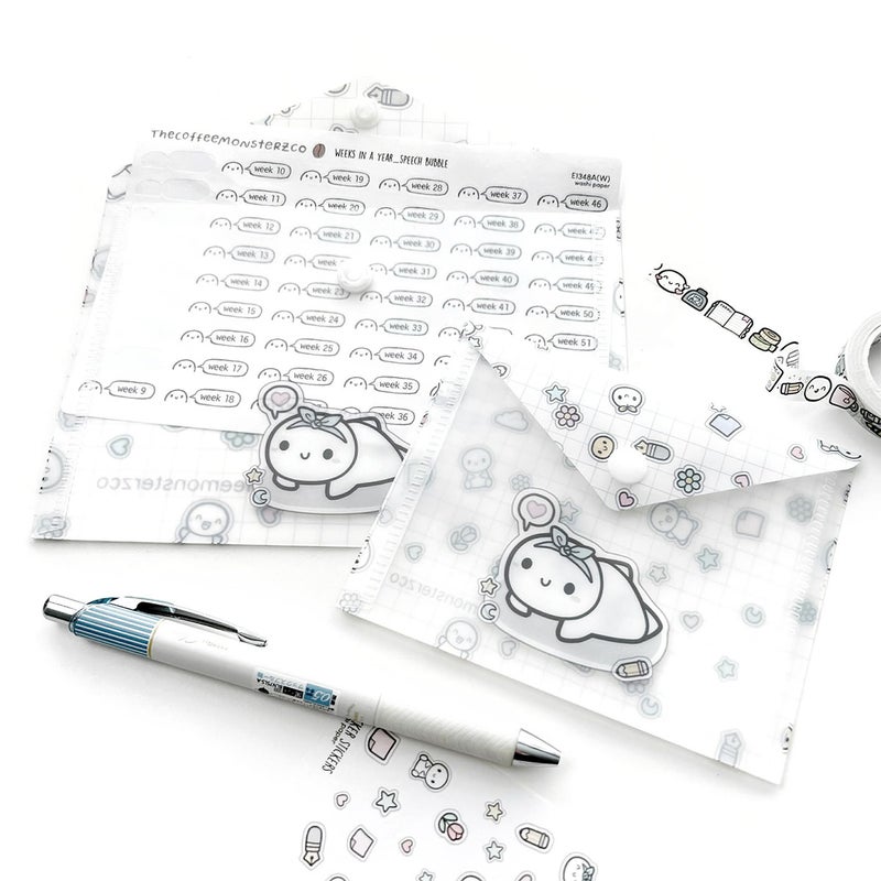 TCMC | Plastic Sticker Envelope - Stickers Everywhere