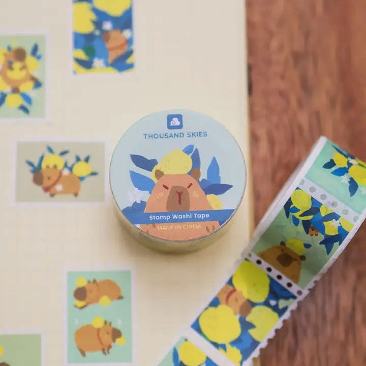 Thousand Skies | Stamp Washi Tape - Yuzu Orchard