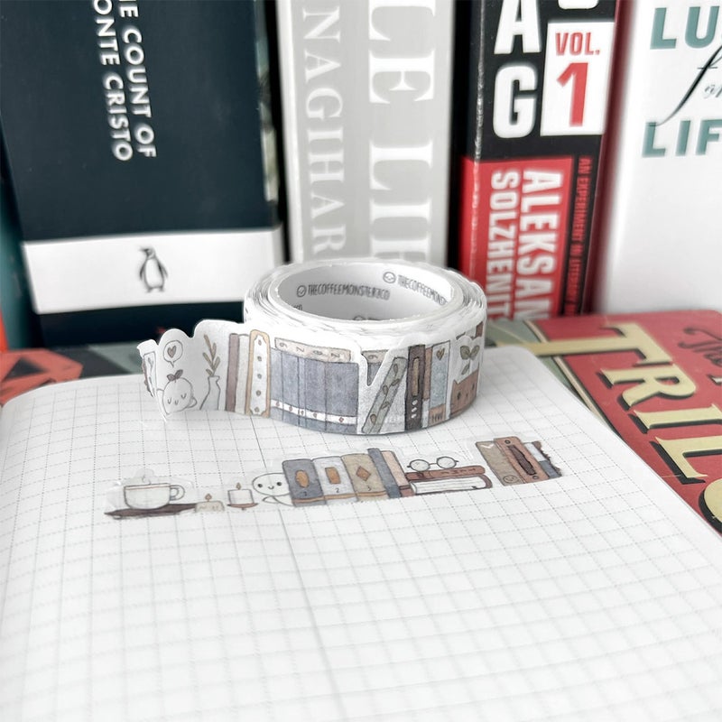 TCMC | Die-Cut Washi Tape - Painted Bookshelf