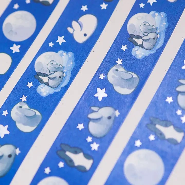 Thousand Skies | Washi Tape - Silver Moon Rabbit